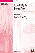 Author of Majesty, Love and Grace SATB choral sheet music cover Thumbnail